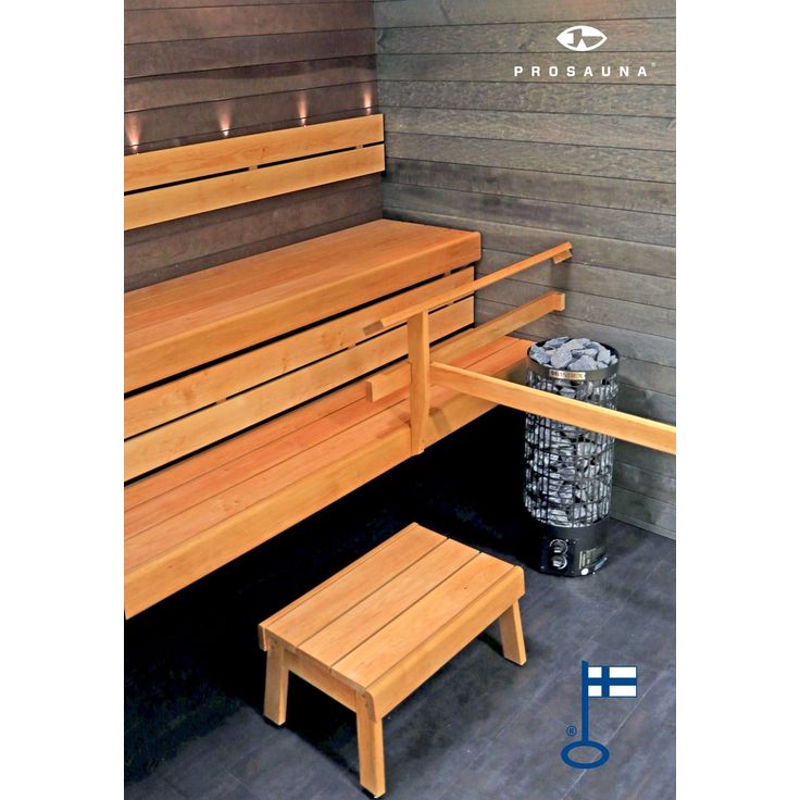 Laudepaketti Prosauna Pro-laude 210, leveys max. 2100mm, syvyys 530/410mm, leppä