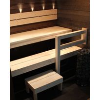 Laudepaketti Prosauna Mahti-laude 195, leveys max 1800 mm, kuusi, 66/43