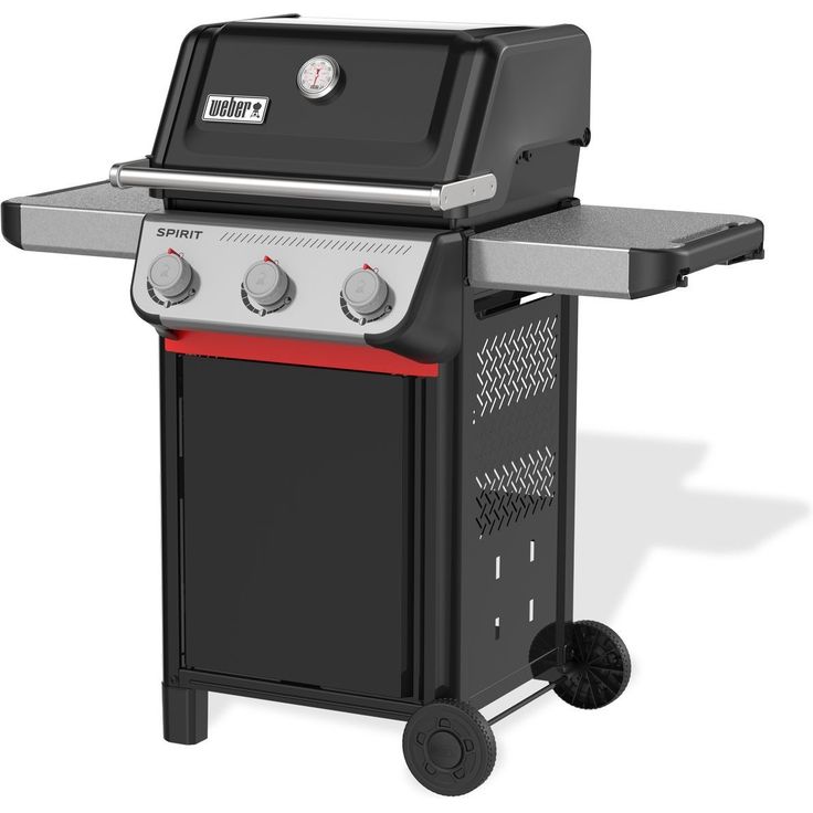 Kaasugrilli Weber Spirit E-310, 3 poltinta, musta