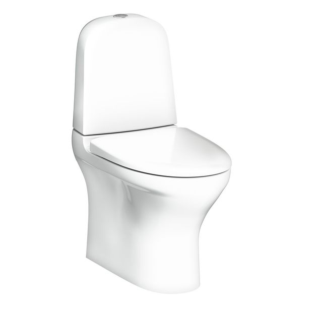 WC-istuin Gustavsberg Estetic, piilotettu S/P-lukko, Hygienic Flush, kaksoishuuhtelu, Soft Close -istuinkannella