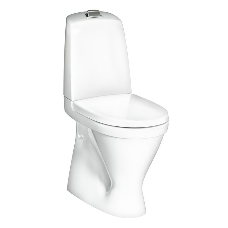 WC-istuin Gustavsberg Nautic 1546, korkea malli, S-lukko, valkoinen