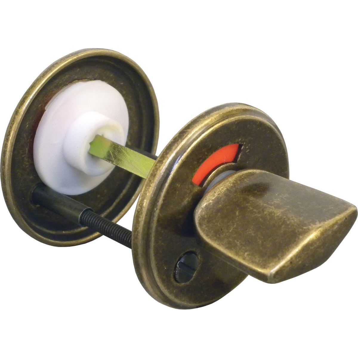 WC-vääntönuppi Pisla 112, antiikkimessinki