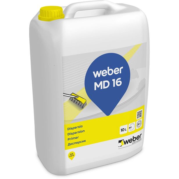 Pohjustusaine Weber MD 16 lattiatasoitteille, 10 l