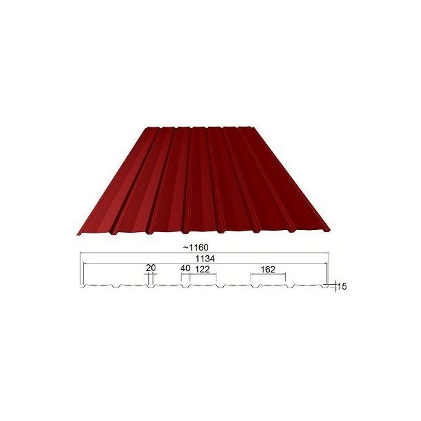 Seinäpelti Weckman Seinälevy W-15-1134 Economy, 0.45mm