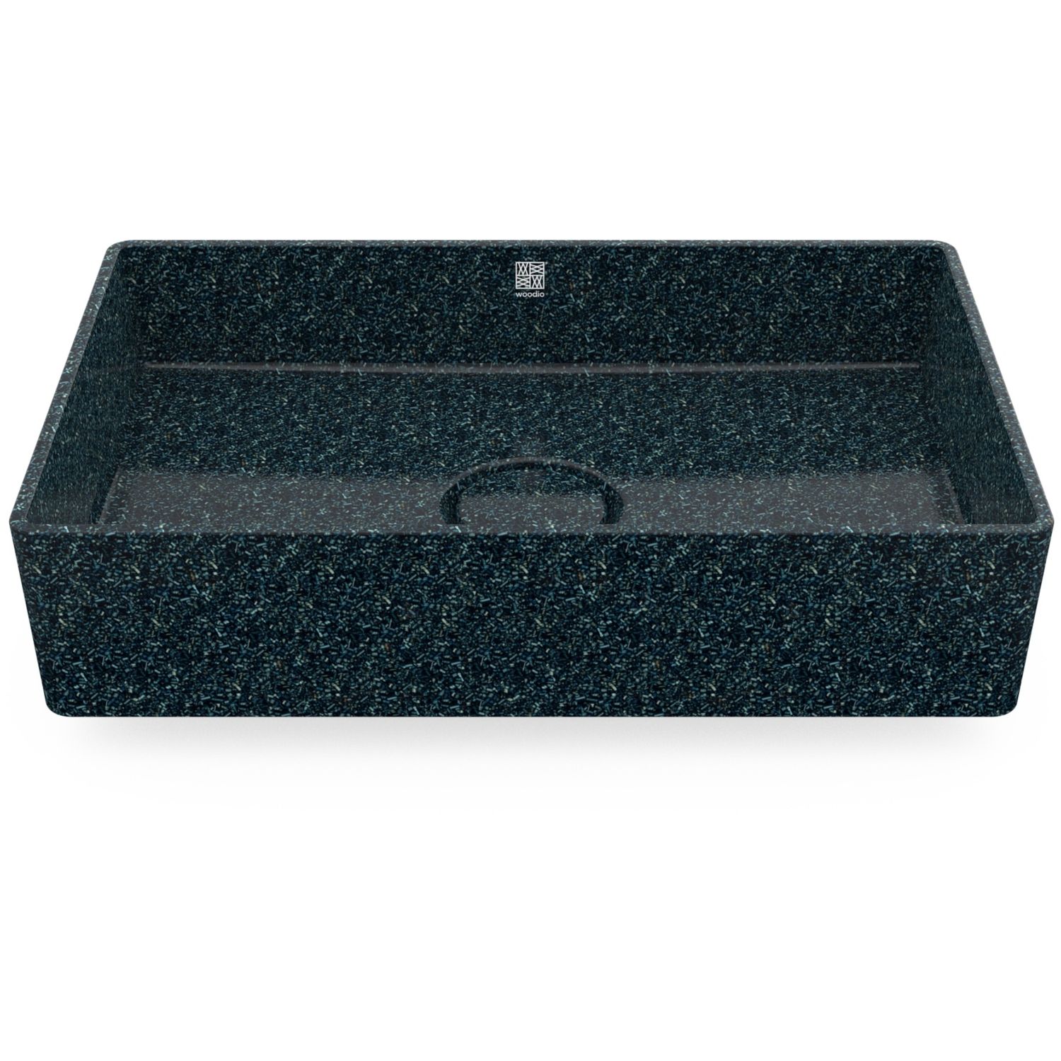 Pesuallas Woodio Cube60 Arctic, 600x400mm, tummansininen