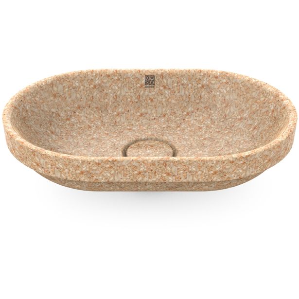 Pesuallas Woodio Soft60 Natural 5 mm 600x400 mm upotettava puu
