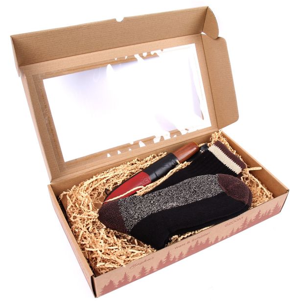 Lahjasetti W+S, metsästäjän puukko + saapassukat