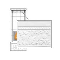 Helinä-boordi valkoinen kiiltävä