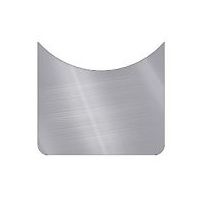 Eduspelti teräs, kaartuva, harjattu rosteri