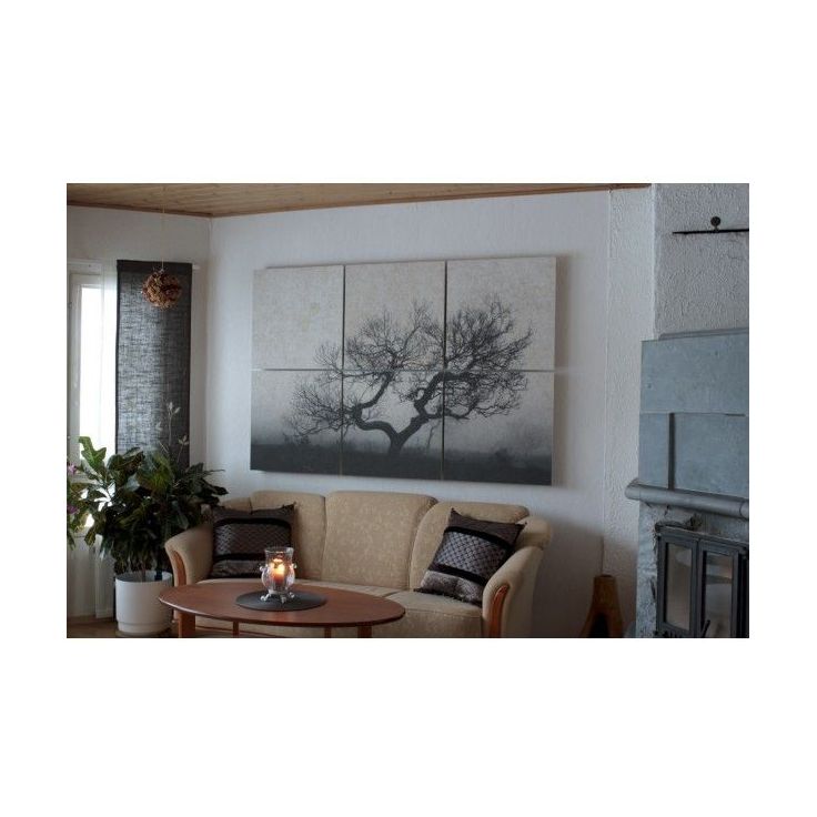 Akustiikkataulu Yeseco Quiet, 240x160cm, kollaasi 6kpl 80x80cm, eri kuvia (myös omalla kuvalla)