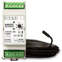 Yhdistelmätermostaatti Ensto ECO16BTD, 16A, DIN-kiskoasennukseen
