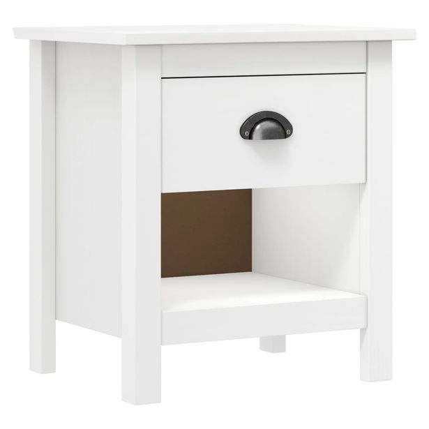 Yöpöydät Hill 2 kpl 46x35x49,5 cm täysi mänty (88968)