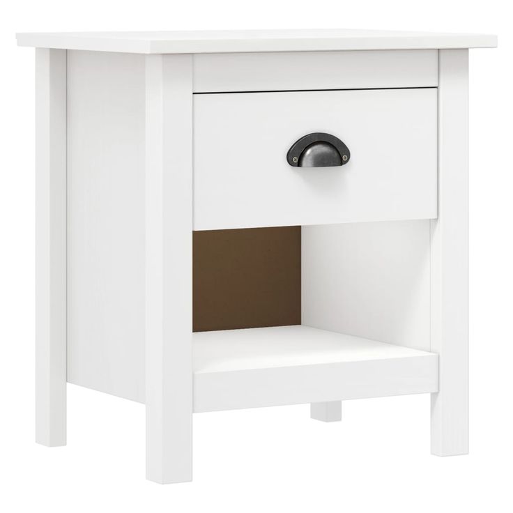 Yöpöydät Hill 2 kpl 46x35x49,5 cm täysi mänty (88968)