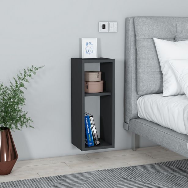 Yöpöytä Linento Furniture Klaus, antrasiitti