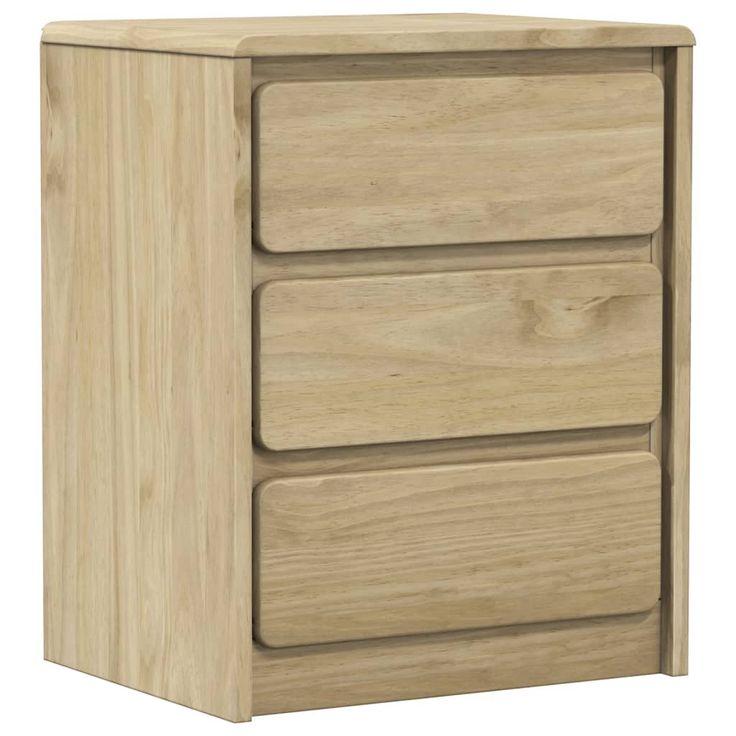 Yöpöytä SAUDA harmaa 44x35x56 cm täysi mänty (77594)