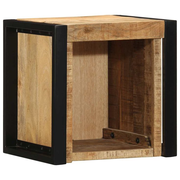 Yöpöytäkaapit 2 kpl 40x35x40 cm Massiivipuuta mango (15959)