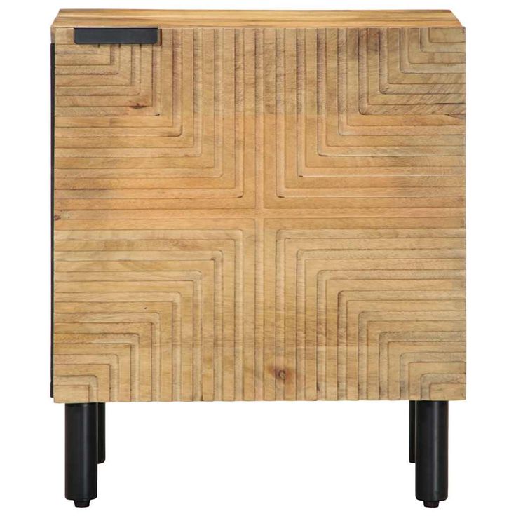 Yöpöytäkaapit 2 kpl Ruskea 40x33x46 cm Massiivipuu Mango (17717)