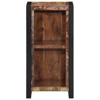 Yöpöytäkaappi 40x30x80 cm Massiivipuu kierrätetty (13600)