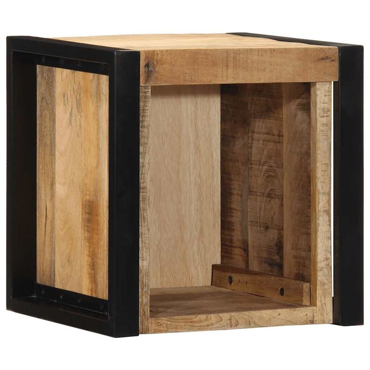 Yöpöytäkaappi 40x35x40 cm Massiivipuuta mango (15957)