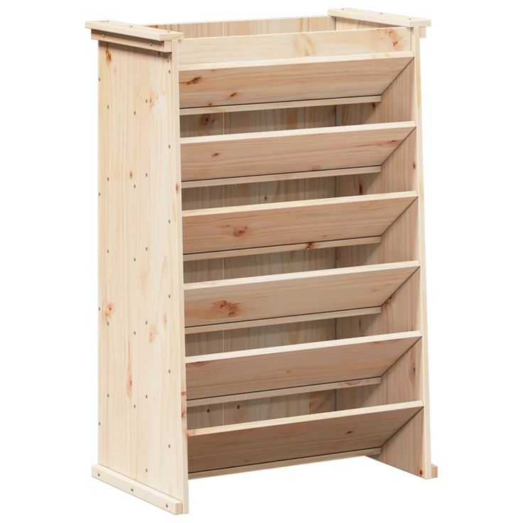 Yrttilaatikko 6 tasoa 69x40x101,5 cm täysi mänty (55048)