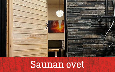 Kaskipuu saunanovet