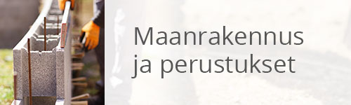 Maanrakennus ja perustukset