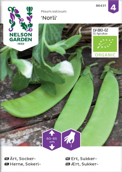 Sokeriherne Nelson Garden Norli Organic, siemenet