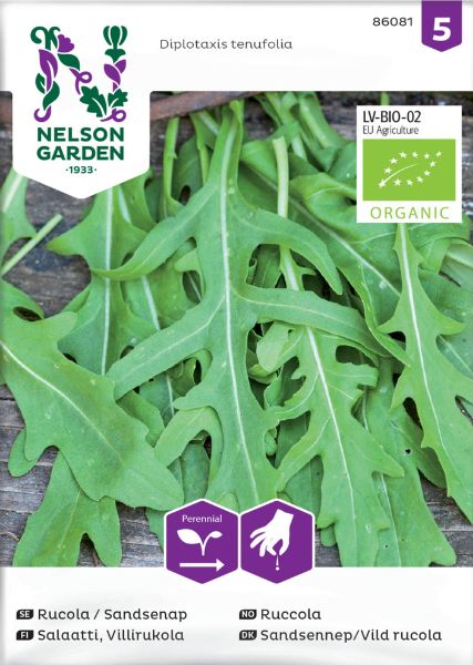 Villirukolasalaatti Nelson Garden Organic, siemenet