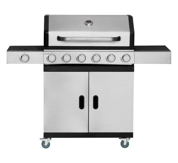 Kaasugrilli Mustang Shelbyville 6 poltinta sivukeitin rst