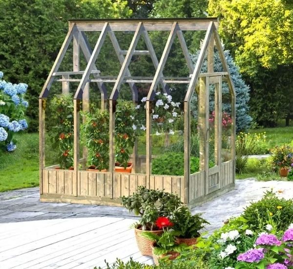 Kasvihuone Palmako Emilia 5,4m² turvalasi puurungo kokemuksia