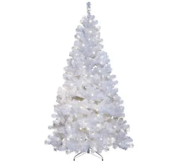 Valkoinen LED-joulukuusi Star Trading Ottawa 210cm