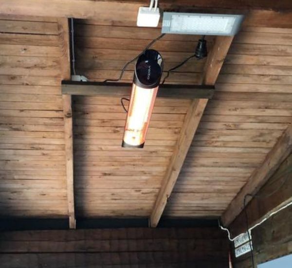 Terassilämmitin Veito Blade S 2500W musta