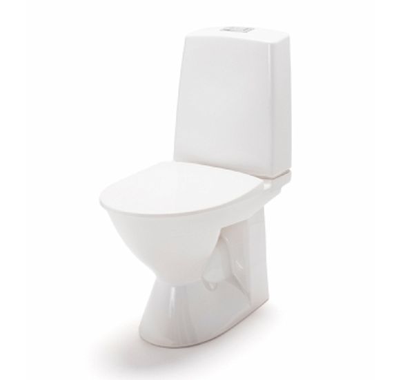 WC-istuin IDO Glow 60, huuhtelukaulukseton lattia-WC