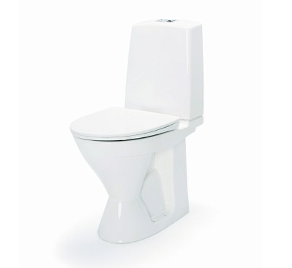 Korkea WC-istuin IDO Glow 62, huuhtelukaulukseton malli