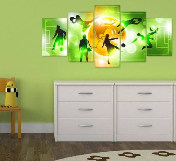 Canvas-taulu Artgeist I Love Soccer
