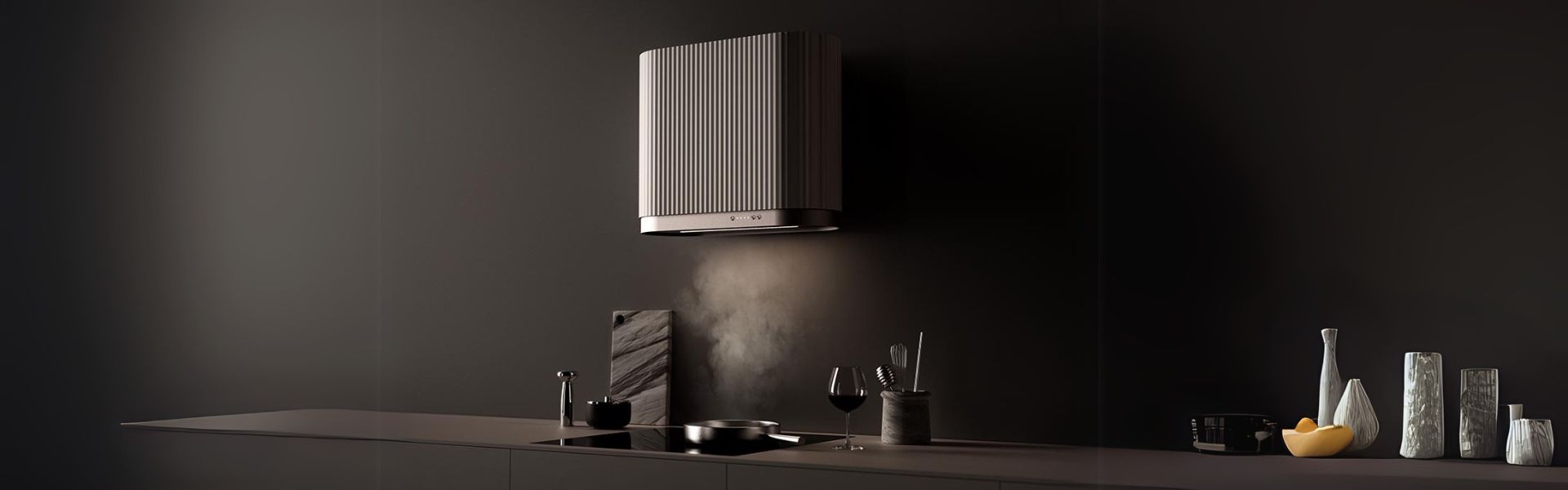 Liesituuletin osana keittiön sisustusta