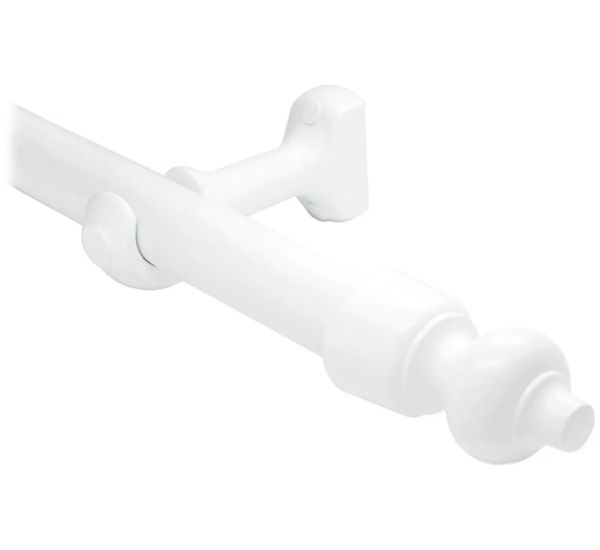 Ihanin puinen verhotanko 28 mm valkoinen