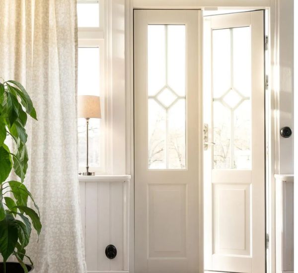 Svanefors De Mina sivuverhot kukkakuosi