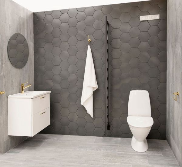 Lattialaatta Keope Pietra di Vals 15x15 cm, matta, harmaa