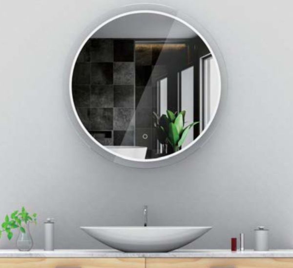 Valopeili Vinchome Navarre M3057-R90, Ø900 mm, WiFi – älykäs pyöreä peili moderniin kylpyhuoneeseen