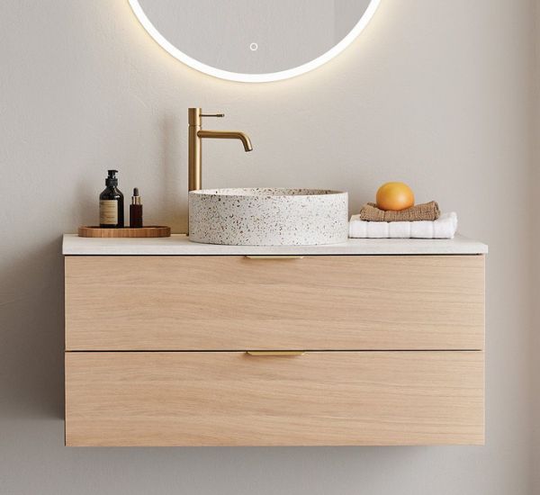 Malja-allas Hafa Circle Terrazzo beige