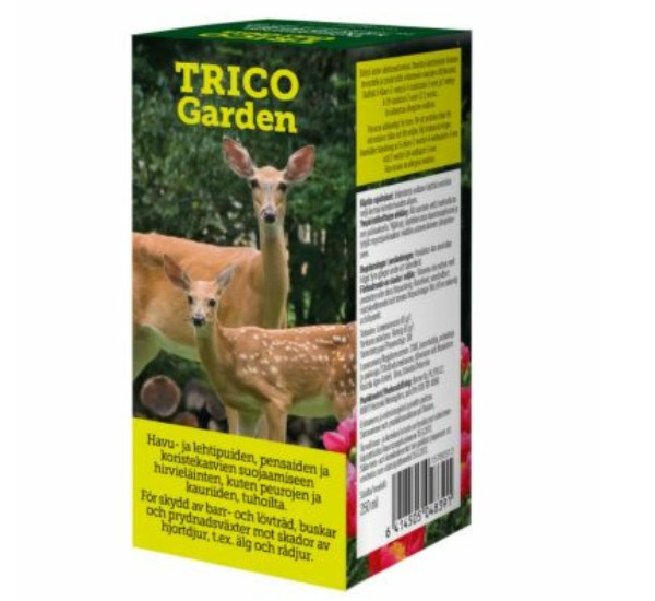 Peurakarkote Trico Garden tuotepakkaus