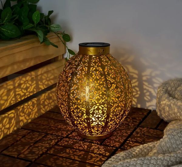 Paulmann Pauleen Sunshine Aura aurinkokennolyhty kulta