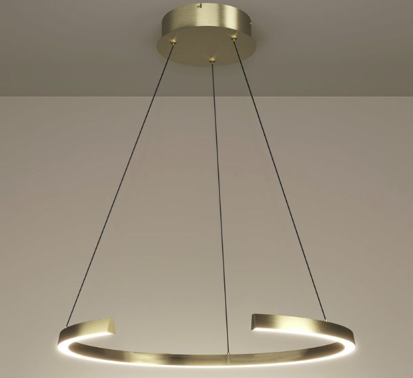 Eglo Labonete -riippuvalaisin, halkaisija 80 cm, kulta