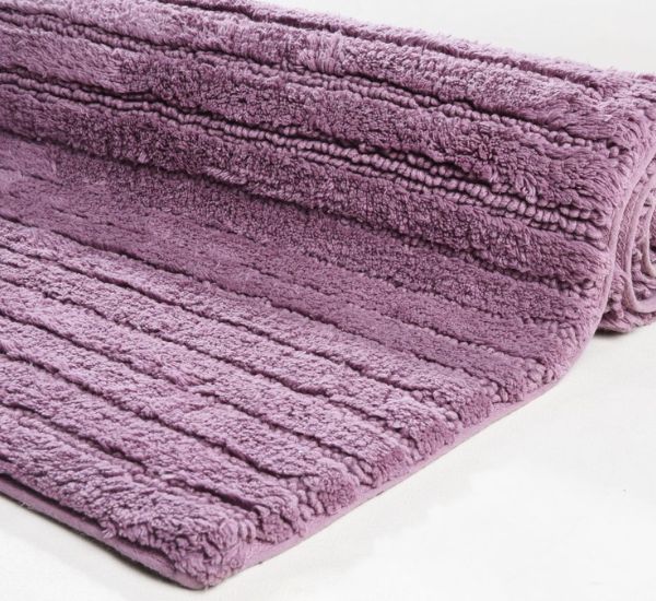 Tom Tailor Cotton Stripe kylpyhuoneen matto mauve