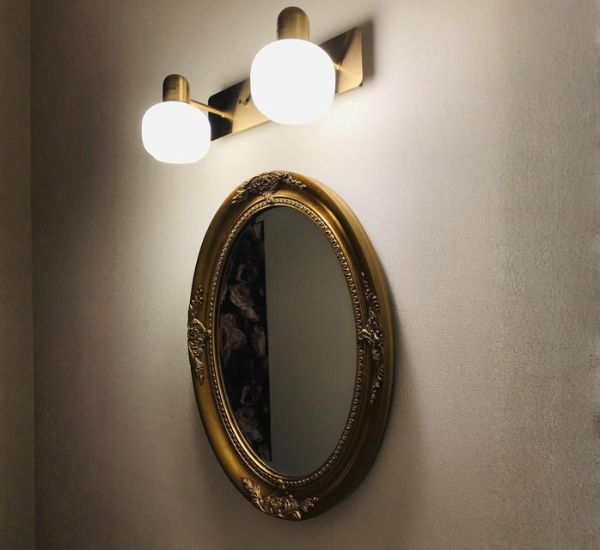 Aneta Lighting Messina seinävalaisin mattamessinki