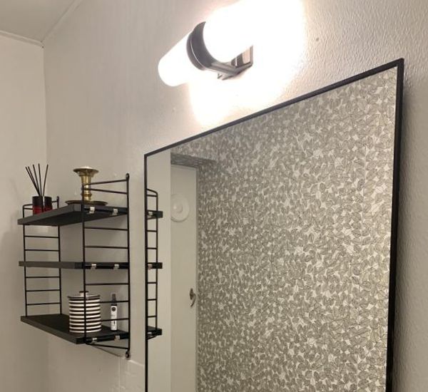 Ifö Electric Bernadotte Tupla seinävalaisin musta posliini