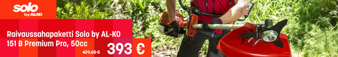 Solo by AL-KO raivaussahapaketti tarjoushintaan!