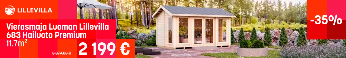 Luoman Lillevilla vierasmaja Hailuoto maniahintaan!