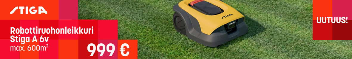 Stiga robottihuohonleikkuri maniahintaan!